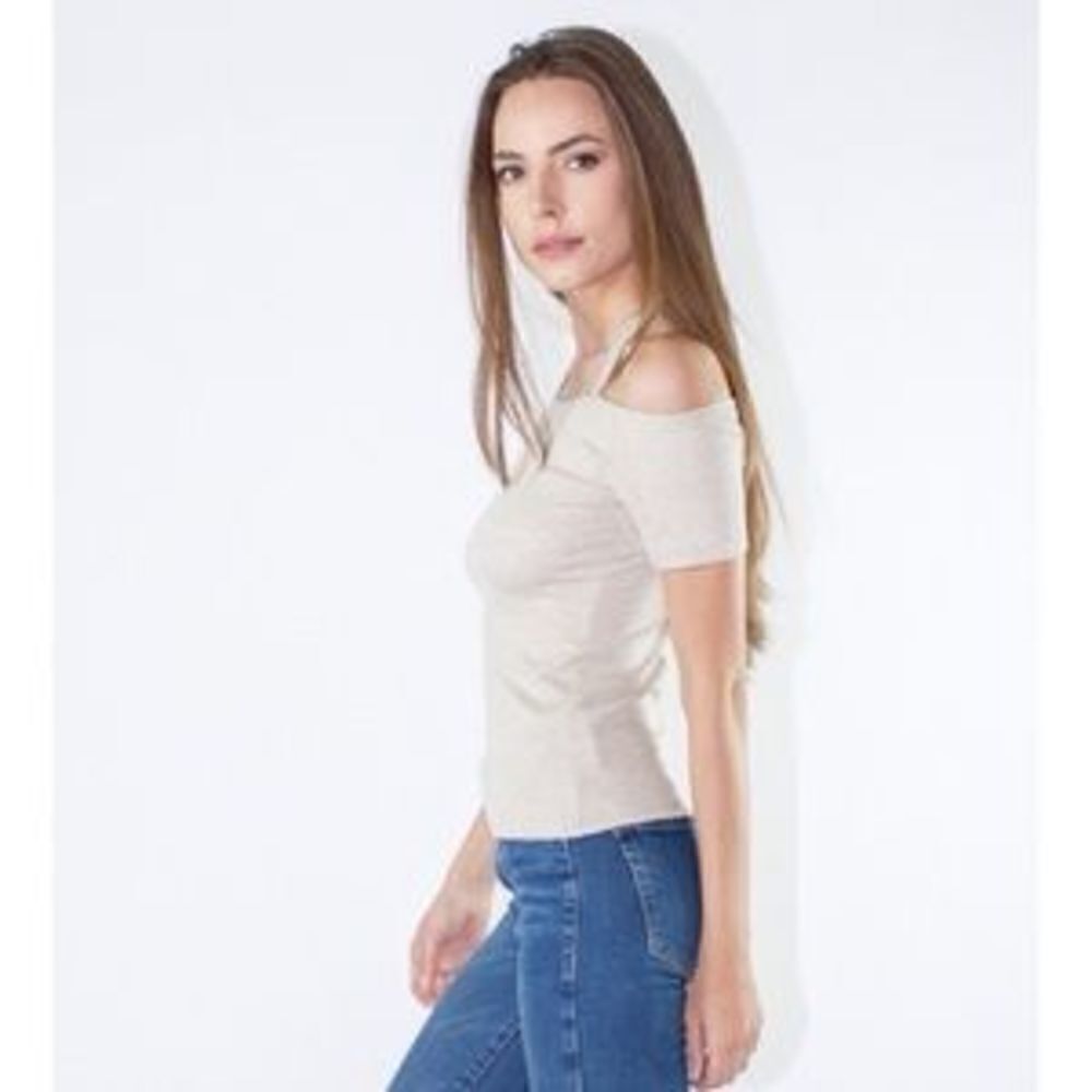 Atid The "Ann" Cold Shoulder Top